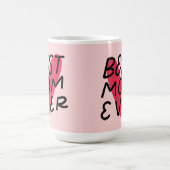 Beste Mama je Tag der modernen Herzmütter Kaffeetasse (Mittel)