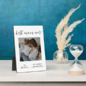 Beste Mama je Tag der Offiziellen Mütter Fotoplatte (Seite)