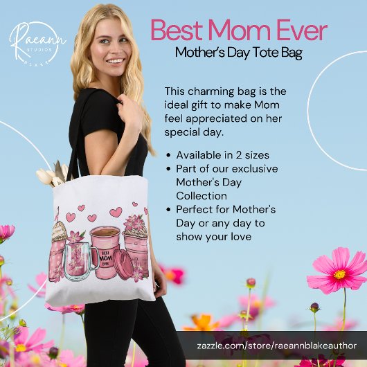 "Beste Mama je" Tasche des Muttertags