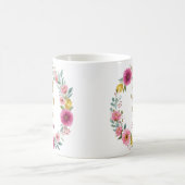 Beste Mama je Tasse der Blume - Individuelle Name (Mittel)