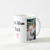 Beste Mama je, Tasse für kundenspezifisches Foto, (VorderseiteRechts)