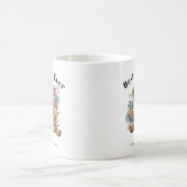 Beste Mama je Teddy Bear Floral Familie Kaffeetasse (Mittel)