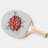 Beste Mama je Tischtennis Schläger (Seitenansicht)