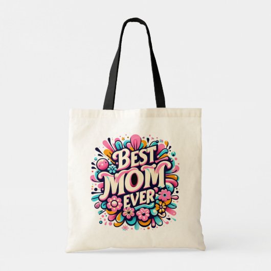 Beste Mama je Tote Bag Tragetasche (Rückseite)