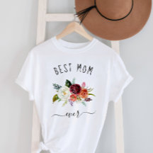 Beste Mama je | Trendy Burgundy Boho Floral