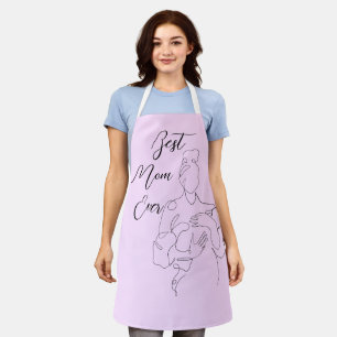 Beste Mama je trendy One Line Baby Classic Schürze