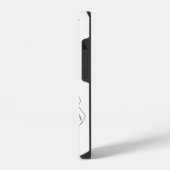 Beste Mama je trendy One Line Motherhood Classic iPhone Hülle (Linke Seite)