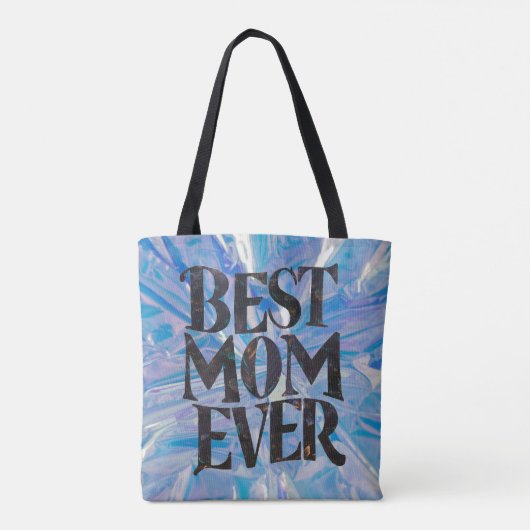 Beste Mama je Trendy Tasche (Rückseite)