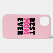 Beste Mama je Typhografie Case-Mate iPhone Hülle (Rückseite (Horizontal))