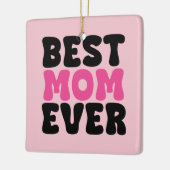 Beste Mama je Typhografie Keramikornament (Links)