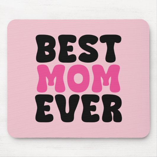 Beste Mama je Typhografie Mousepad (Vorne)