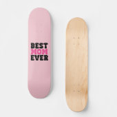 Beste Mama je Typhografie Skateboard (Vorderseite)