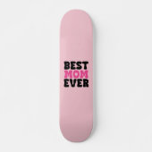 Beste Mama je Typhografie Skateboard (Vorne)