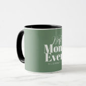 Beste Mama je Typografie individuell angepasst Tasse (Vorderseite Links)