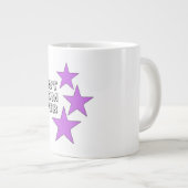 Beste Mama je Typografie Jumbo-Tasse (Vorderseite Rechts)