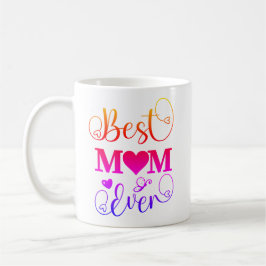 Beste Mama je Typografie Tag der Niedlichen farbig Kaffeetasse