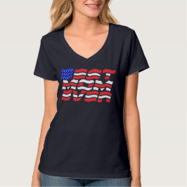 Beste Mama je US-Flagge T-Shirt