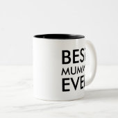 Beste Mama je | VALENTINSTAG Zweifarbige Tasse (VorderseiteRechts)