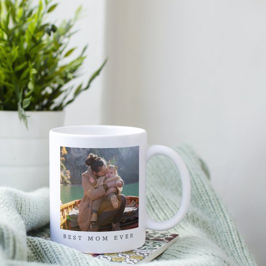 Beste Mama je Vollständiges Foto bearbeitbar Perso Kaffeetasse