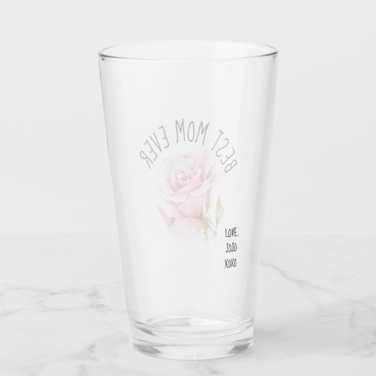 Beste Mama je Vorlage Glas (Rückseite)