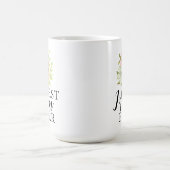 Beste Mama je Wasserfarben Blumencoffee Tasse (Mittel)