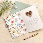 Beste Mama je Wildblumen Foto Muttertag Karte