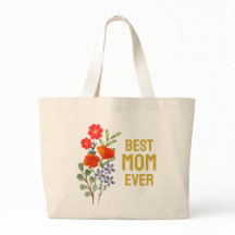 Beste Mama je Wildblumen Goldtypografie