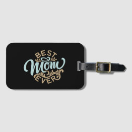 Beste Mama je Word Art Gepäckanhänger