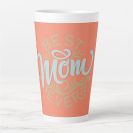 Beste Mama je Word Art Milchtasse