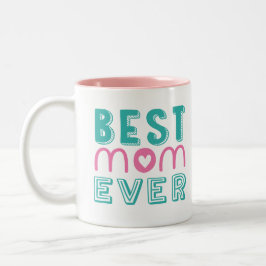 Beste Mama je Zwei-Tonen-Tasse Zweifarbige Tasse