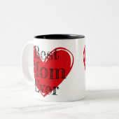 Beste Mama je Zweifarbige Tasse (Vorderseite Links)