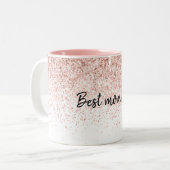 Beste Mama je Zweifarbige Tasse (Vorderseite Links)