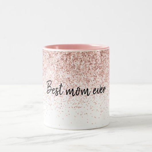 Beste Mama je Zweifarbige Tasse (Mittel)