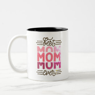 Beste Mama je Zweifarbige Tasse