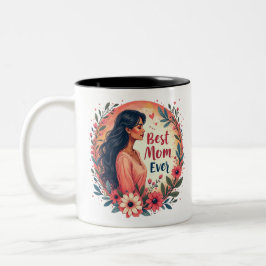 Beste Mama je Zweifarbige Tasse