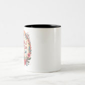 Beste Mama je Zweifarbige Tasse (Mittel)