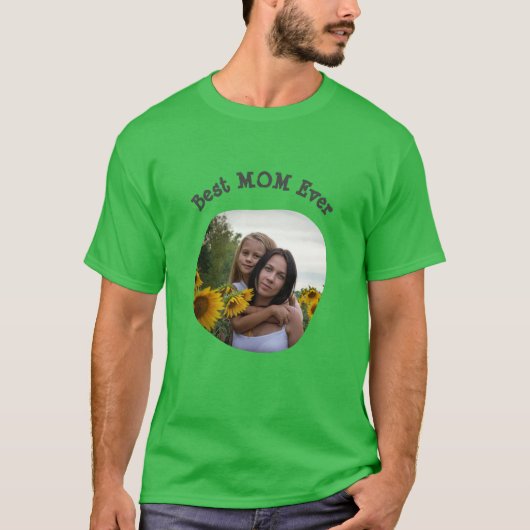 Beste MAMA Jedes Mal hochladen Sie Ihr quadratisch T-Shirt (Vorderseite)