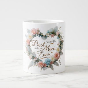 Beste Mama jemals Blumenstrauß - Elegante Jumbo Ta Jumbo-Tasse