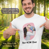Beste MAMA jemals Ihr Foto hochladen T-Shirt