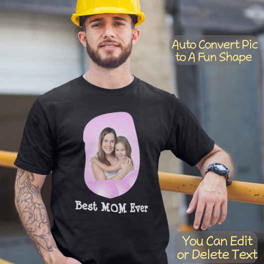 Beste MAMA jemals Ihr Foto hochladen T-Shirt