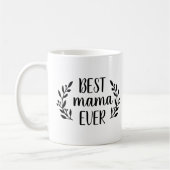 Beste Mama-jemals-Personalisierte Kaffee-Tasse Kaffeetasse (Links)