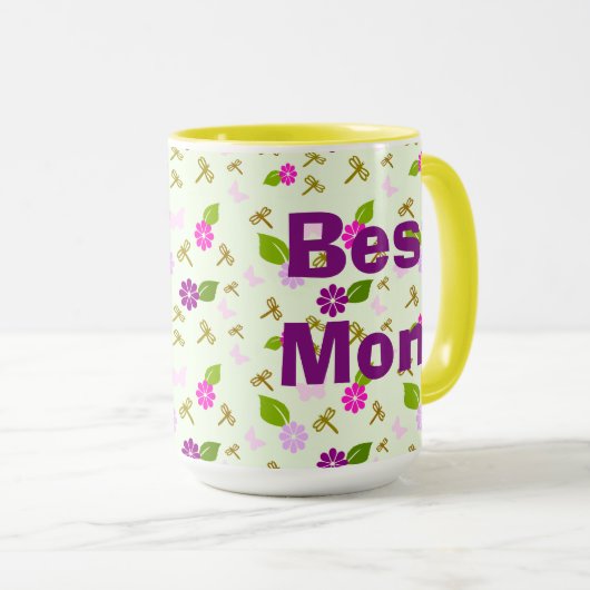 Beste Mama Kaffee Tasse (VorderseiteRechts)