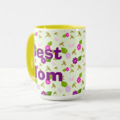 Beste Mama Kaffee Tasse (Vorderseite Links)