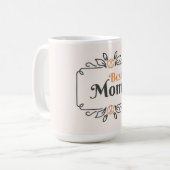 Beste Mama Kaffee Tasse (Vorderseite Links)