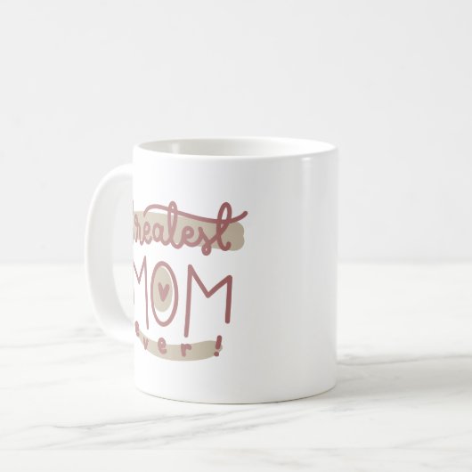 beste Mama Kaffeetasse (Vorderseite Links)