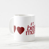 Beste Mama Kaffeetasse (Vorderseite Links)