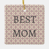 Beste Mama Keramikornament (Vorderseite)