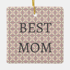 Beste Mama Keramikornament