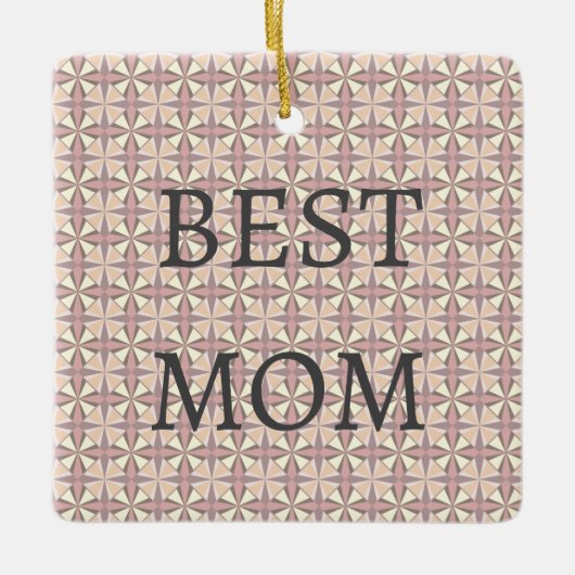 Beste Mama Keramikornament (Vorderseite)