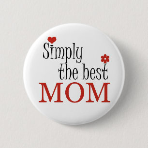 Beste MAMA - Knopf Button